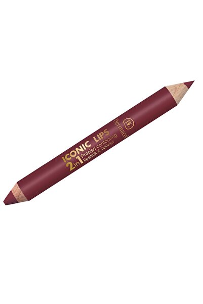 Dermacol 3073 Iconic Lips 2in1 lipstick and lipliner no.06