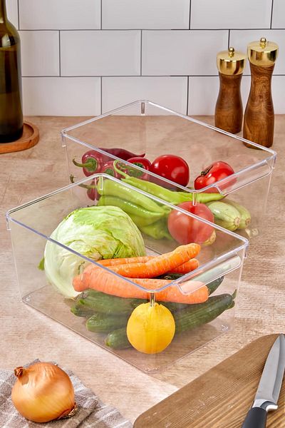 EWs 2 Liter Refrigerator Organizer & Refrigerator Organizer 6 Lt
