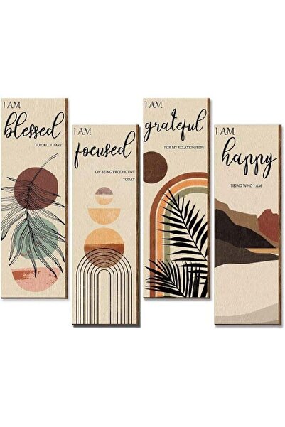 Emoda home Trove مطبوعات فنية جدارية إيجابية لمنتصف القرن (40 × 50 سم) - مجمو...