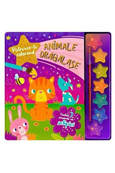 Editura Flamingo Junior Distreaza-te colorand - Animale dragalase. Contine
