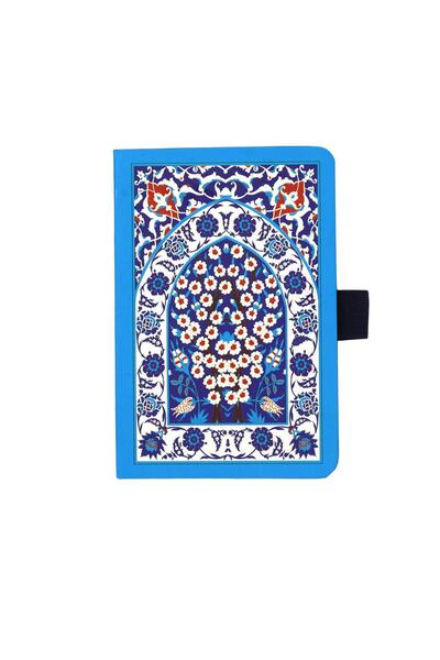 KESKİN COLOR Keskin 9*14 80 Yp.Çizgili Ciltli Pronot Defter - Çini