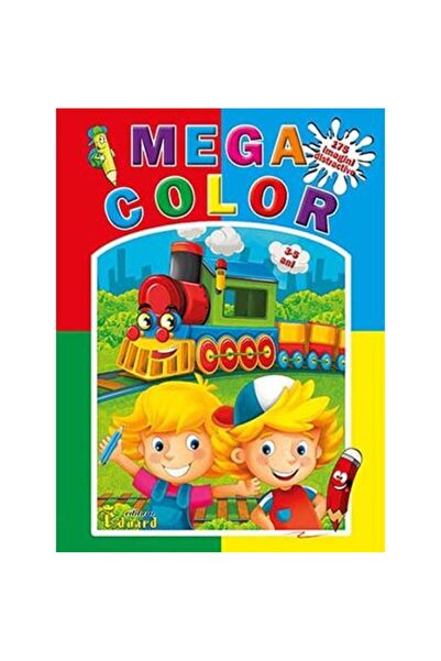 Editura Eduard Mega Color, carte de colorat cu imagini distractiv
