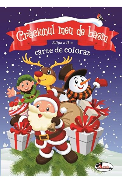Editura Aramis Craciunul meu de basm. Carte de colorat