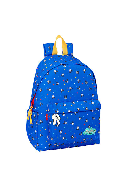 Mickey Mouse Clubhouse Ghiozdan școlar Mickey Mouse Clubhouse Bună ziua Albastru 31 x 43 x 13 cm