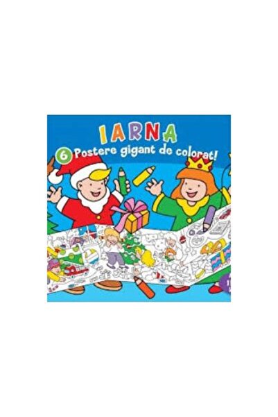 Editura Nomina Iarna 6 postere gigant de colorat