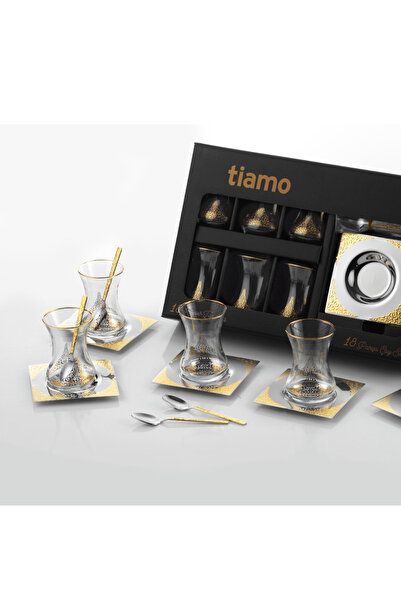Tiamo Ottoman Tea Set Gold 18 Pieces / 6 Persons
