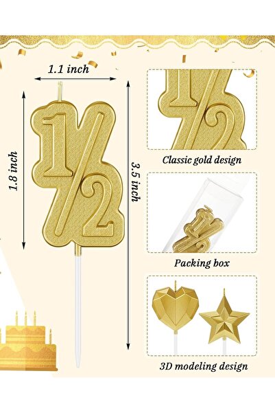 Big Party Mum Yarım Yaş Gold 12 cm