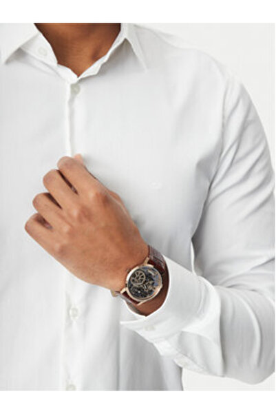 Guess Ceas bărbătesc maro, auriu GW0570G2