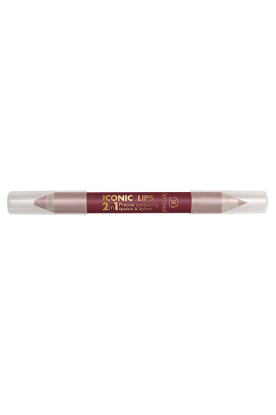 Dermacol 3073 Iconic Lips 2in1 lipstick and lipliner no.06