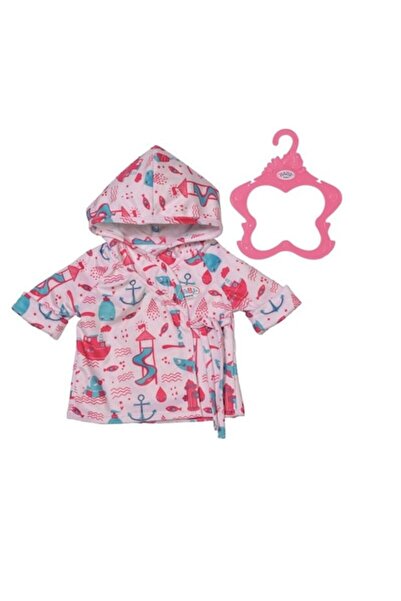 BABY born Haina pentru papusi BABY born, Halat de baie, Roz, 43 cm