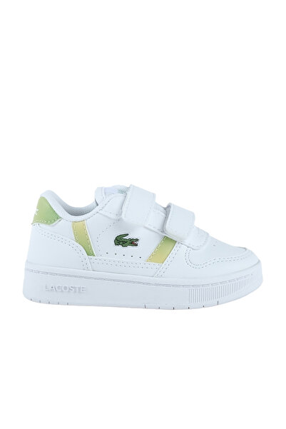 Lacoste مجموعة T-Clip حذاء رياضي أبيض للأطفال (749SUI0006.082)