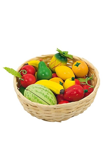 Goki Wooden Fruit Basket Set