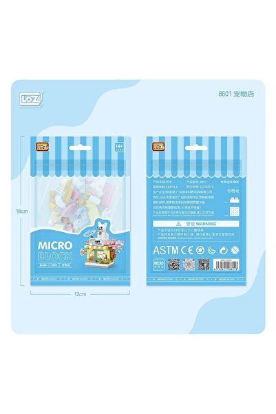 Loz Kedi Evi Yap-Boz Mini Bloklar 120 Parça