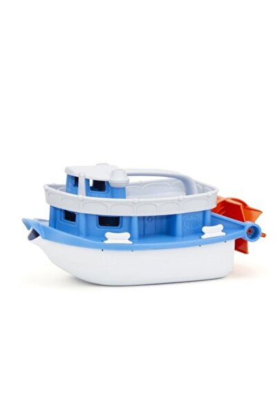 Green Toys Vaporas baie, Green Toys, Plastic, Plastic, 12.7 x 12.7 x 22.8 cm, Albastru/Alb