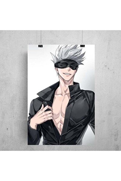 Emoda home Trove ملصقات حائط RedCloud Satoru Gojo بمقاس 12 × 18 بوصة لغرفة ال...