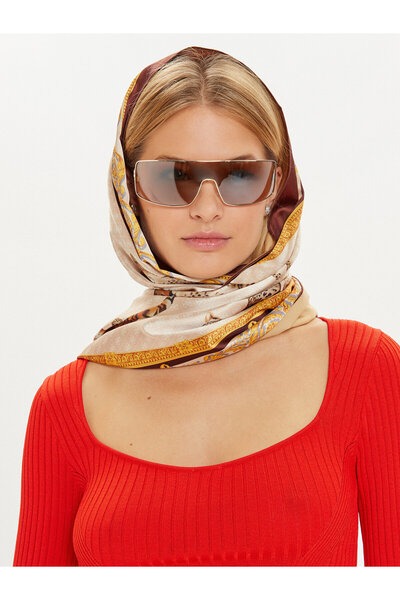 Guess Women's Scarf Brown, Colorful AW5228POL03