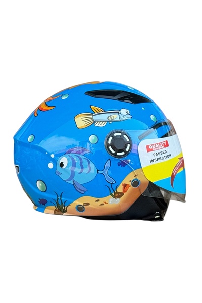 Motohat Motosiklet CRN ÇOCUK KASK ECE22.06 BELGELİ (ÇANTA VE STICKER HEDİYELİ)