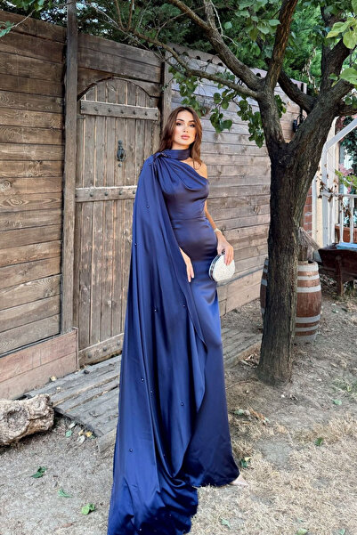 Sindimoda Işık Kuyruk Detay Boncuklu Tasarım Abiye 1099