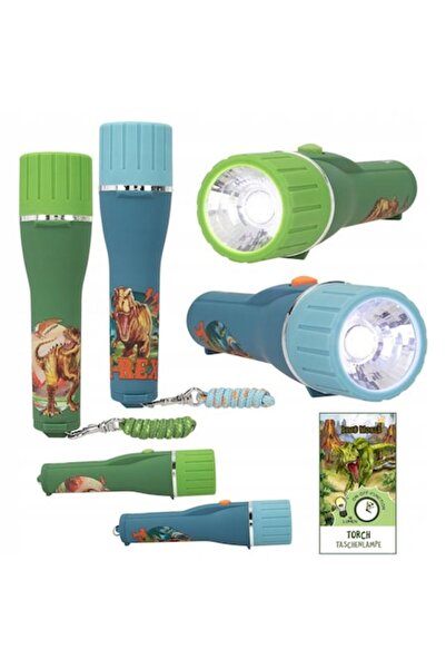 Other Lanterna cu temporizator Dino World, σετ μπαταρίας που περιλαμβάνει, albastru/verde