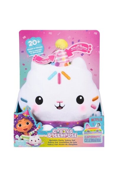 Gabby's Dollhouse Plus cu luminite Gabby's Dollhouse - Motanul Briosel 25 cm