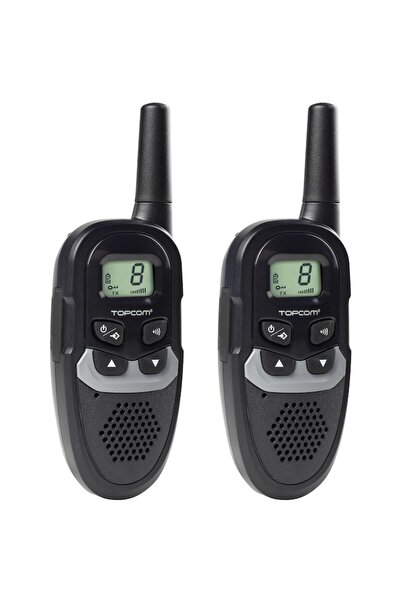 Topcom RC-6410 Walkie Talkie, PMR, 8 Channels, Two Units, Black