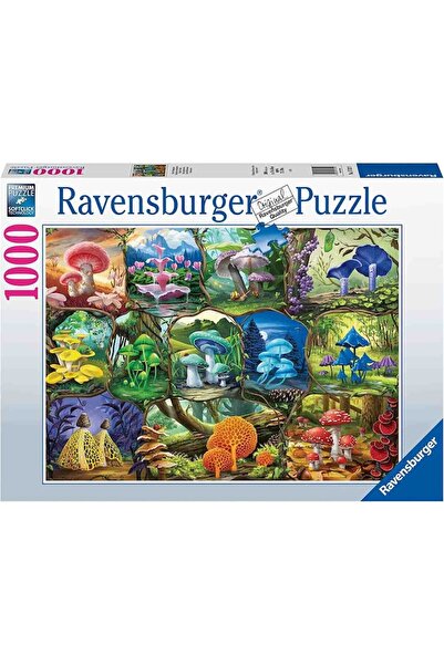 RAVENSBURGER Puzzle - Colorful Mushrooms, 1000 Pieces