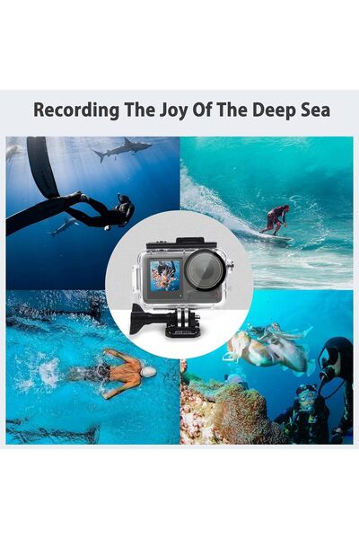 Generic 196FT / 60M Underwater Waterproof Case for DJI Osmo Action 5 Pro/4/3