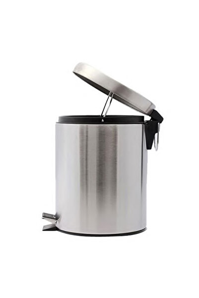 Bisbell Stainless Steel Dustbin With Pedel 12ltr,Garbage Bin with Removable Bucket,BB1297
