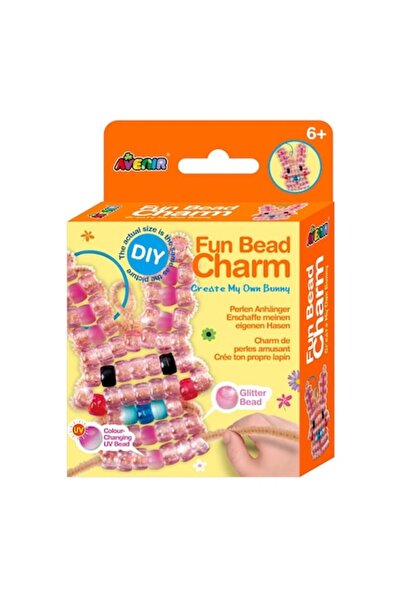 AVENİR Δημιουργικό Σετ με Διασκεδαστικές Χάντρες - Μενταγιόν Λαγουδάκι, 6+ Ετών