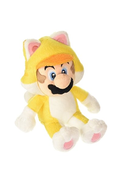 Nintendo Plush Super Mario Bros. Mario 3D Land Cat Mario, 23 cm, Multicolor