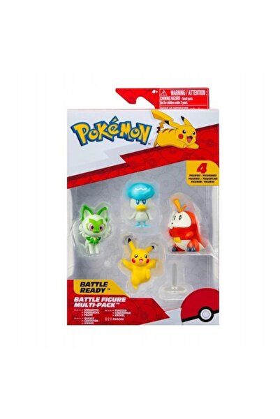 Wicked Cool Toys Set 4 figurine Pokemon Wicked Cool Toys, multicolore