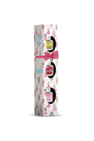 Snails Set 3 Nail Polishes for Kids Snails, Multicolor