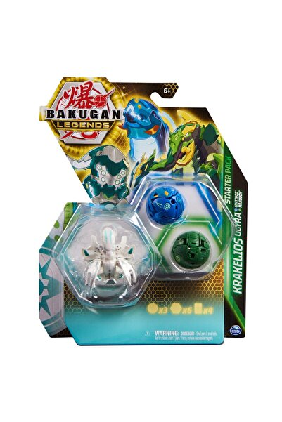 BAKUGAN Legends Starter Pack - Krakelios Ultra, Centipod and Maxodon