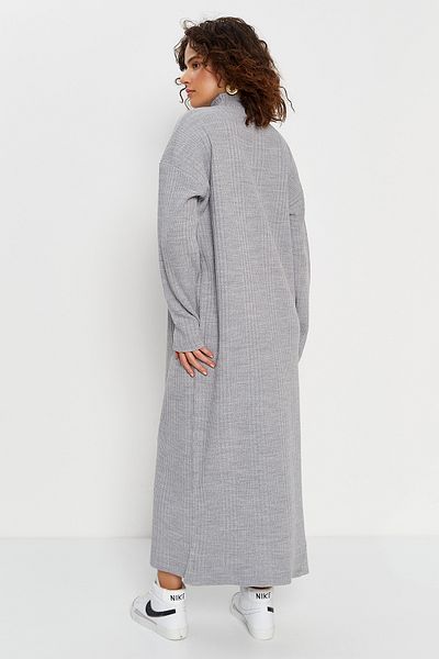 Hopoi Women's Ribbed Casual Long Knitwear Dress