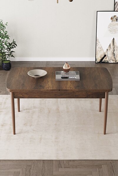 SHOOVVEL Lamina Barok Desen MDF 80X132 Ahşap Ayaklı Açılır ÜstKalite Mutfak M...