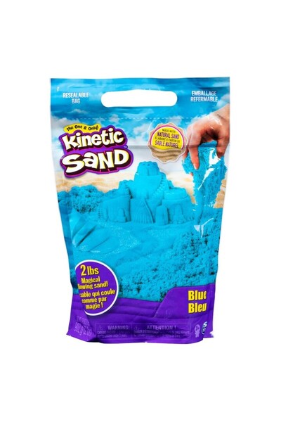 Kinetic Sand Rezerva Kinetic Sand - Albastru, 900 g