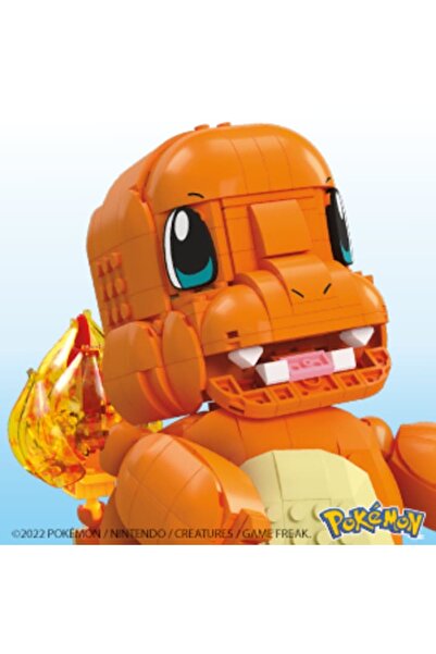 Pokémon Pokemon Mega Construx Construction Set - Jumbo Charmander, 750 pieces