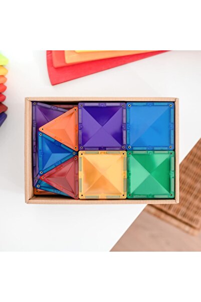 Connetix Magnetic Construction Set, Connetix, Rainbow Starter Pack 60 Pieces