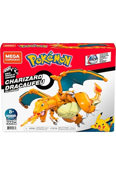 Pokemon Mega Construx - Charizard, 222 de piese