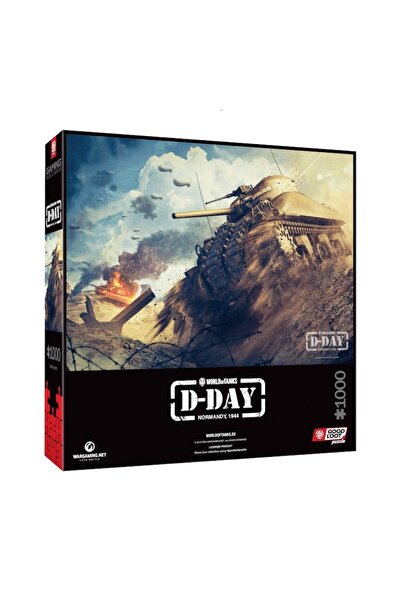 OEM Puzzle World of Tanks D-Day, Good Loot Gaming, 1000 pieces, canvas effect