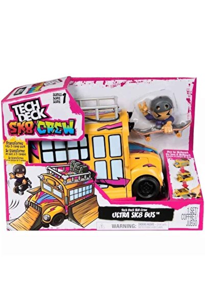Tech Deck Set Tech Deck - Echipaj Sk8, Autobuz Ultra SK8