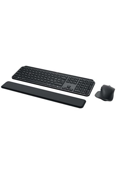 logitech Kit MX Keys S Combo, MX Keys S + MX Master 3S, 2.4GHz și Bluetooth, Silențios, USB-C, Grafit