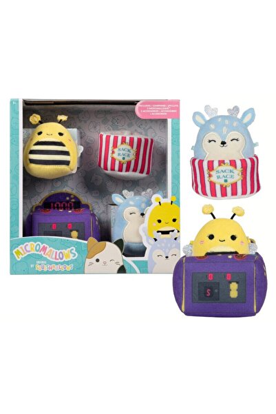 Squishmallows Σετ 2 μαλακά Micromallows, Squishmallows, 6cm, Πολύχρωμα