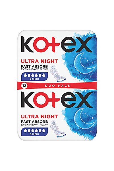 Kotex Absorbante Ultra Night 12buc