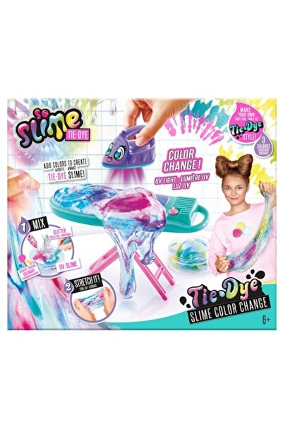 ATS Recipient pentru slime cu UV transparent, sticle colorate, pungi cu sclipici, fier de călcat, masă de călcat, spatulă, fo