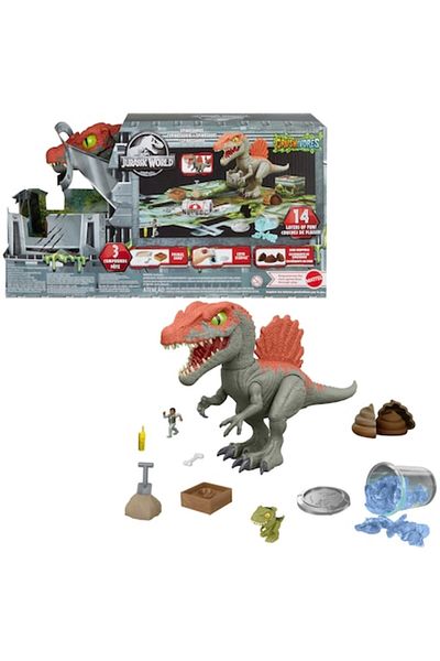 mattel Figurine set Jurassic World Spinozaur, Mattel, 32,5cm, minidinozaur