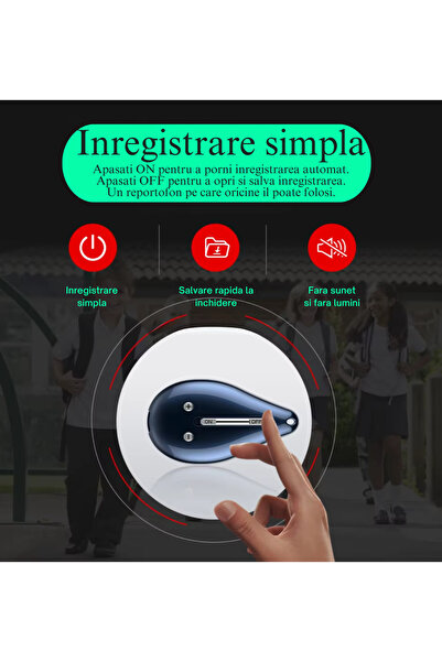 N2L Store N2L Store® M3 pendant spy recorder, 8GB, voice activation, MP3 Player, 20h battery life