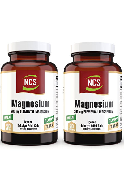 NCS Magnezyum Malat Glisinat Taurat 2X90 Tablet
