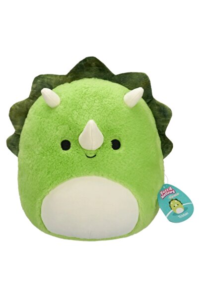 Squishmallows Tristan Triceratops Plush Toy, 19 cm