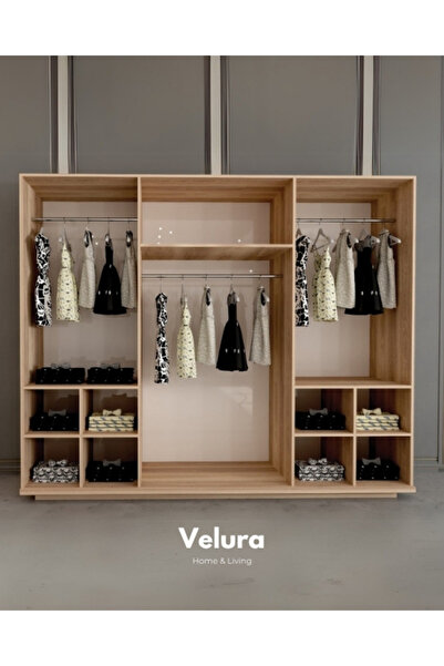 Velura Home & Living Kelebek Modern Aynalı Şifonyer